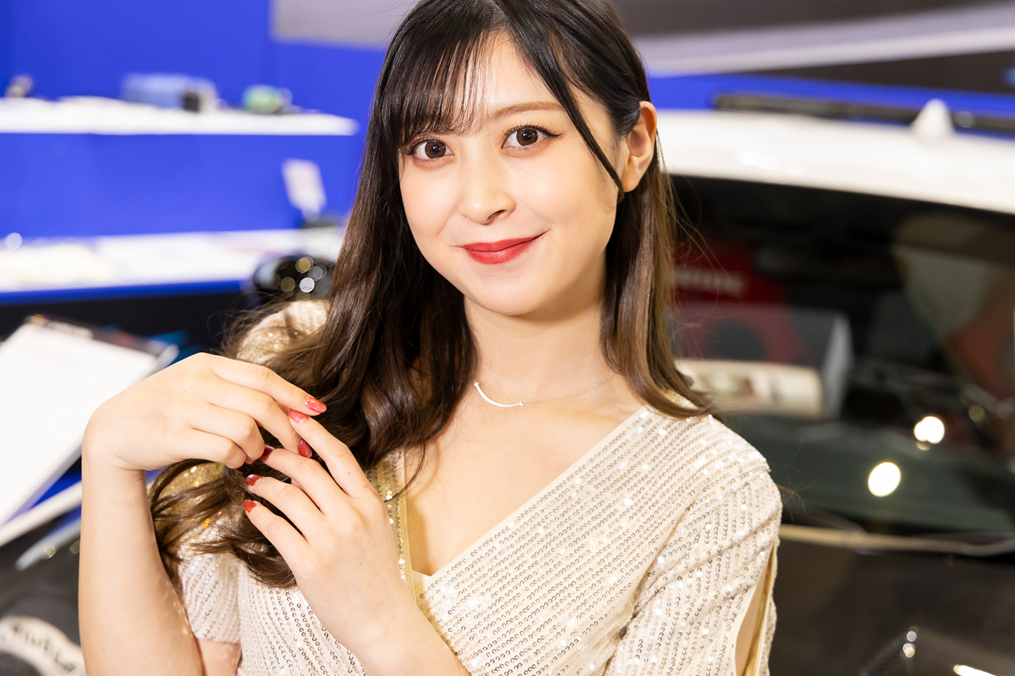 大人の女性の雰囲気をまとうイングス美女の上野実季さん
