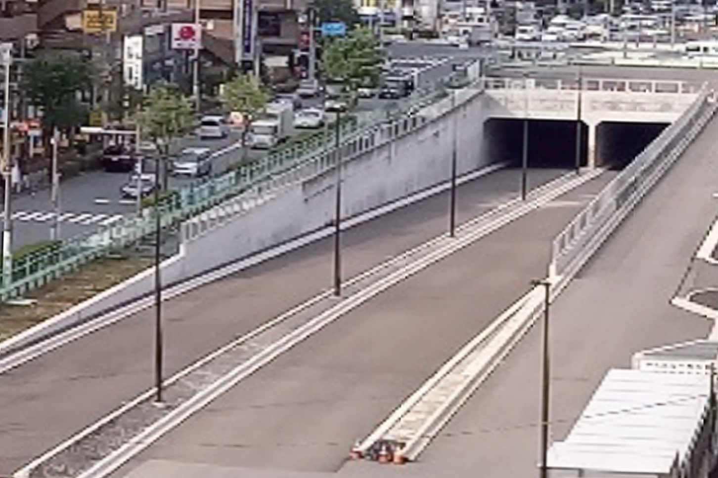 平和台トンネルで環八の下を潜り抜ける。（画像：東京都建設局）