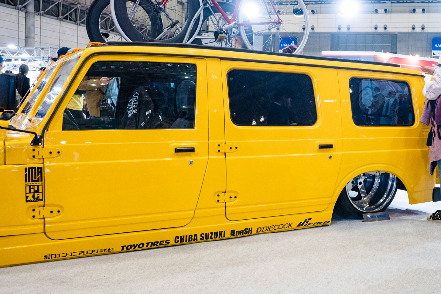 東京オートサロン2024|NATS JIMNY J1|日本自動車大学校|全長もストレッチ
