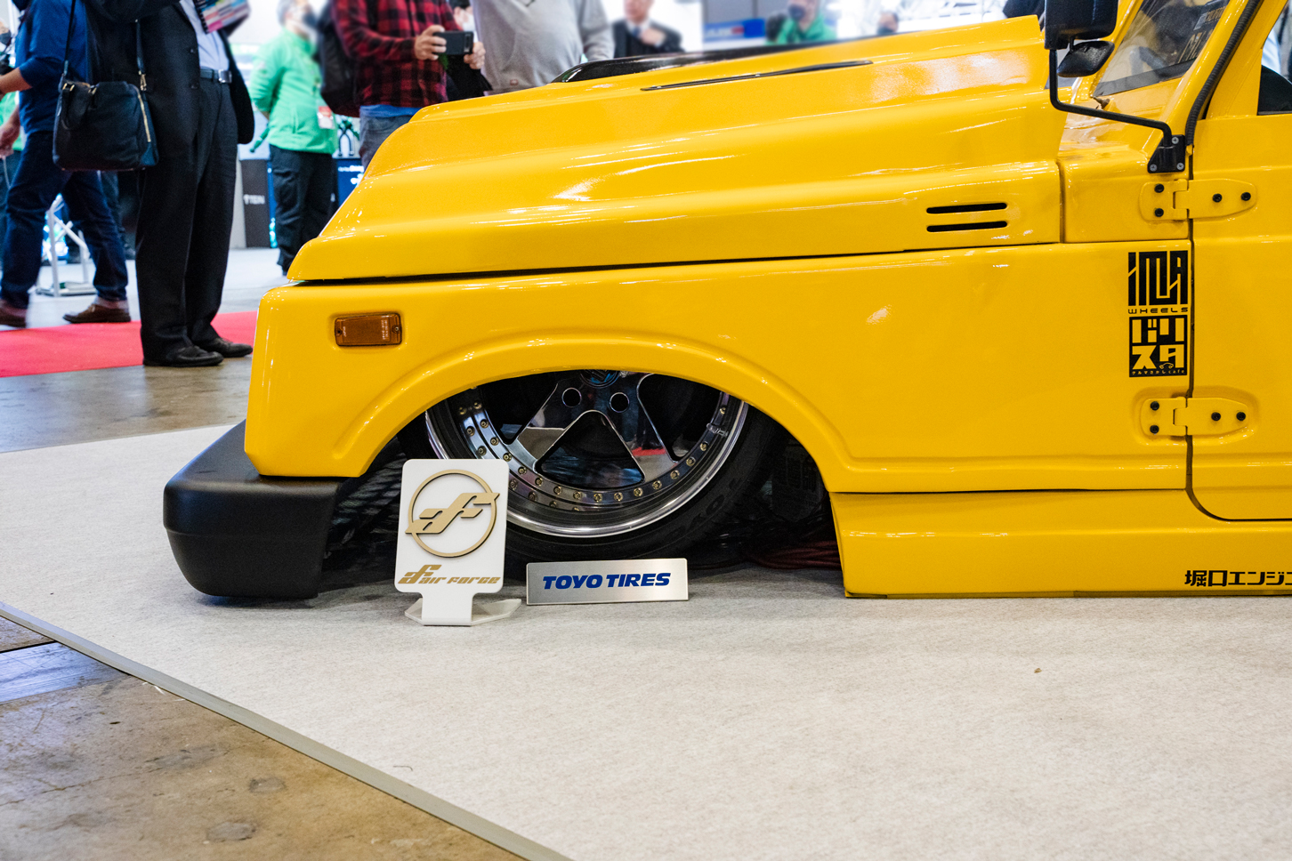 東京オートサロン2024｜NATS JIMNY J1｜日本自動車大学校｜タイヤハウス
