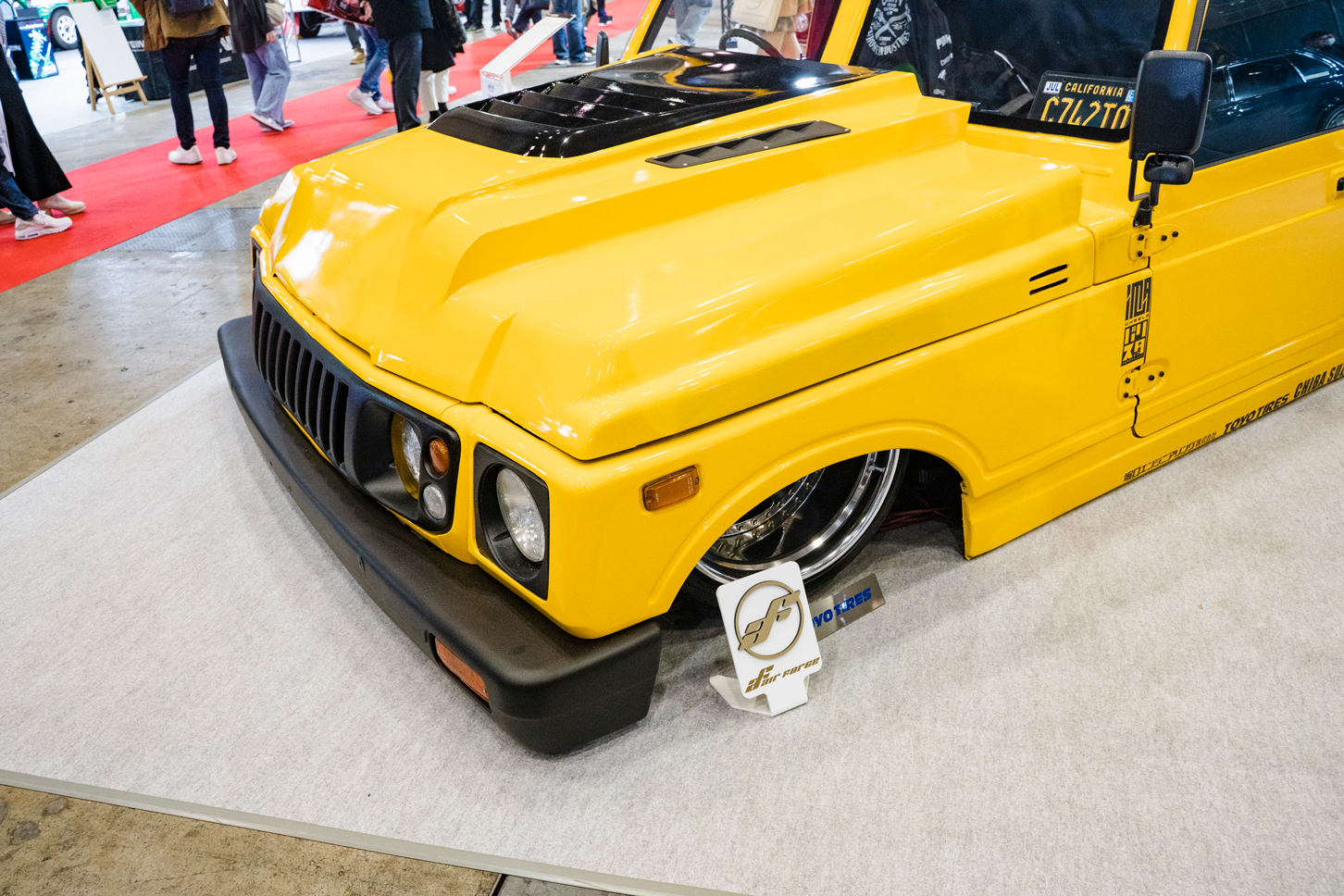 東京オートサロン2024｜NATS JIMNY J1｜日本自動車大学校｜ボンネット