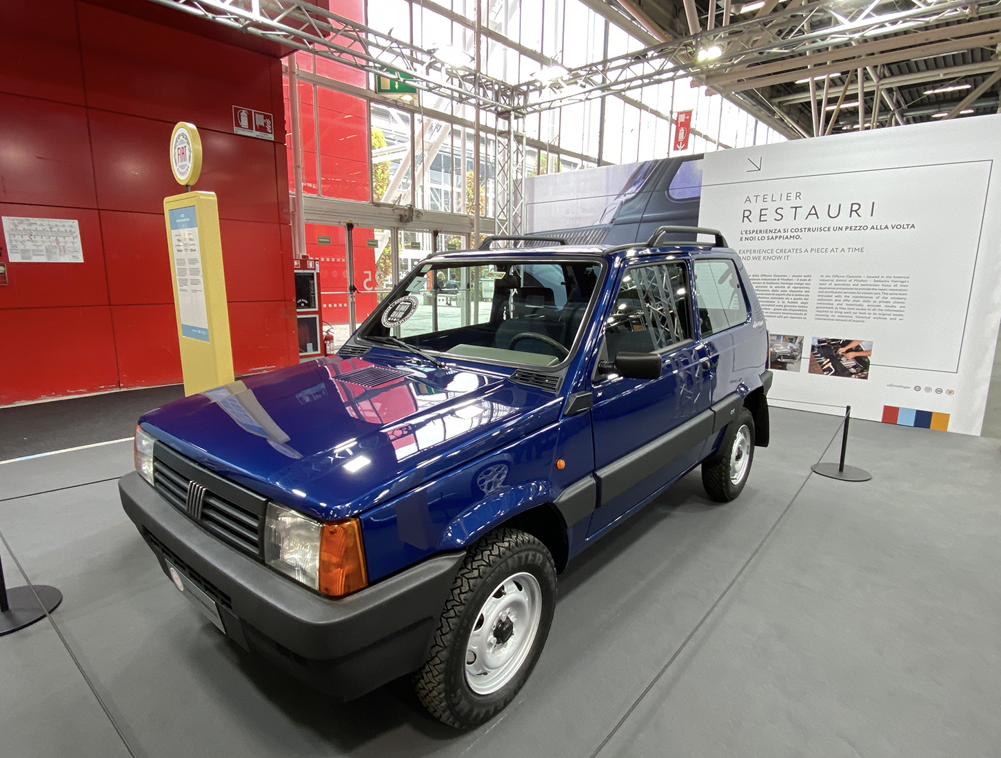 フィアットの公式へリティッジ部門は、本社工場の構内車だった2001年初代「パンダ4✕4」をフルレストア。希望者に販売するとアナウンスした。