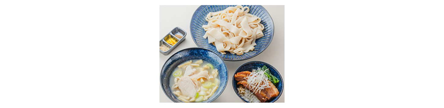 彩の国タマシャモの鶏塩つけ汁うどん（埼玉）