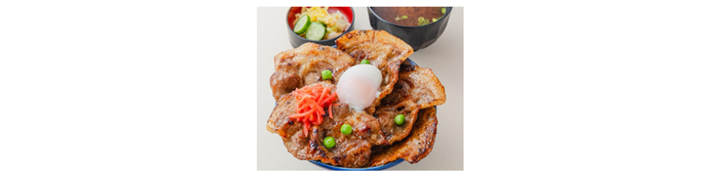 市原豚丼温玉のせ