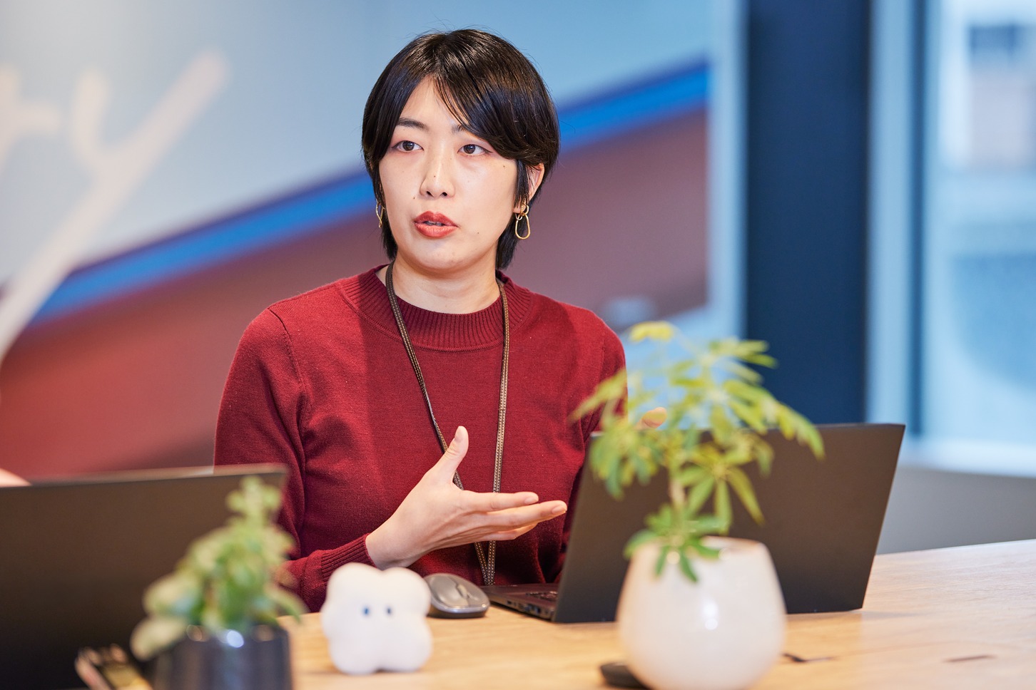 SNS運用チームで、SNSを用いたマーケティング活動に携わっている木村さん。1月からTikTokも担当。