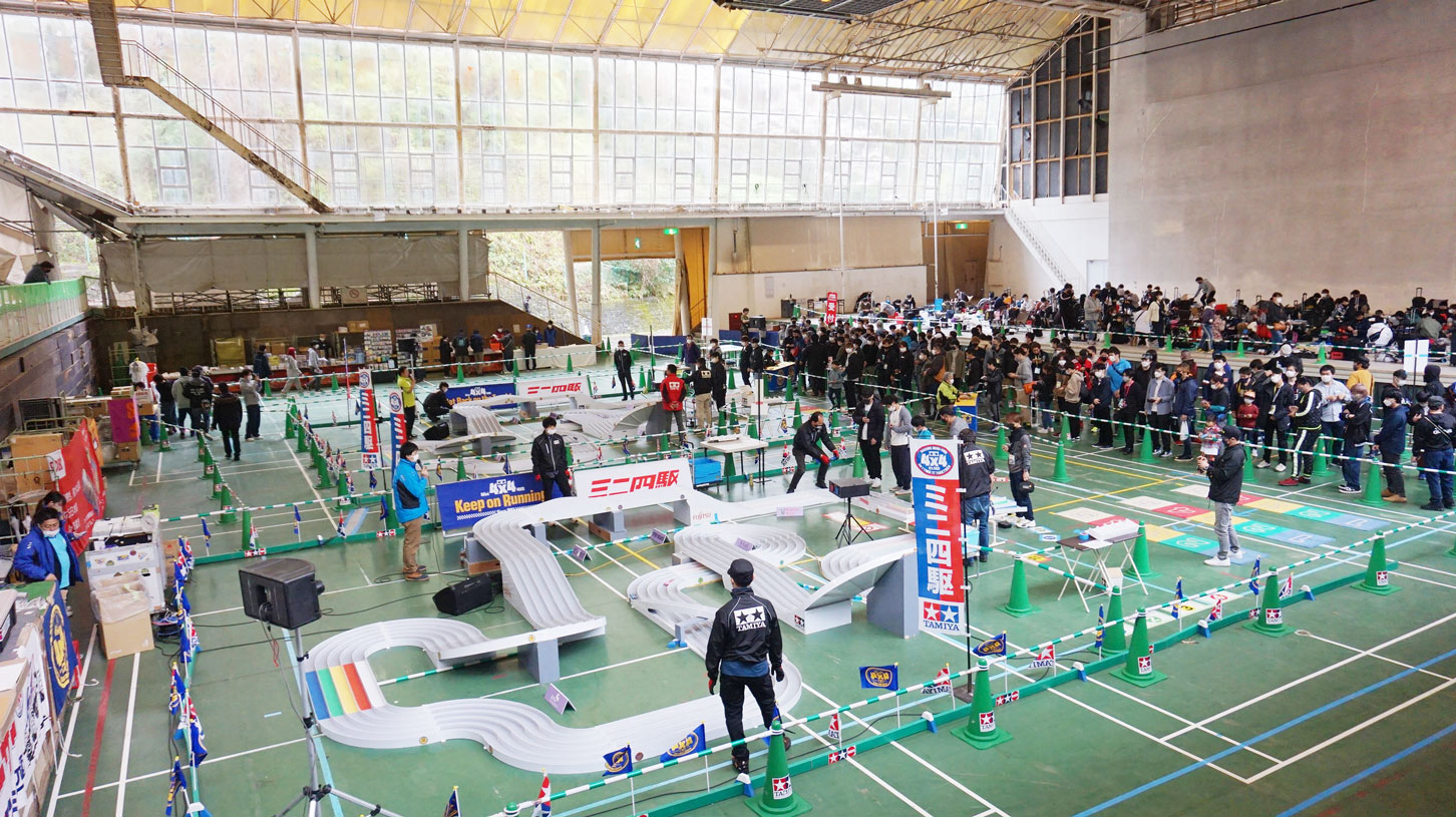ミニ四駆グランプリ2023 スプリング掛川大会の様子。写真＝HMIホテルグループ