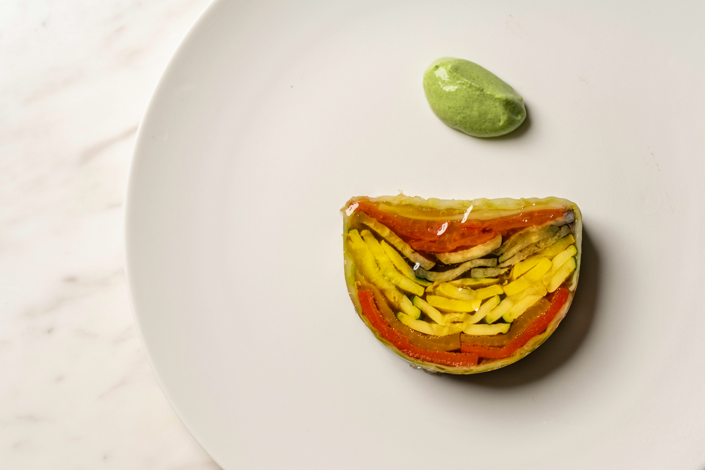 七種野菜の虹のテリーヌ