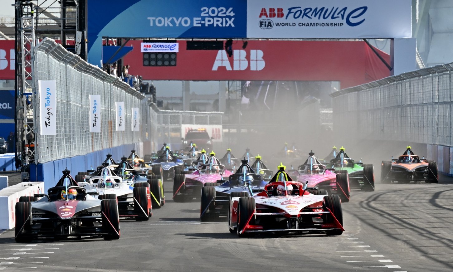 東京で開催されたフォーミュラe「東京E-Prix」大会。