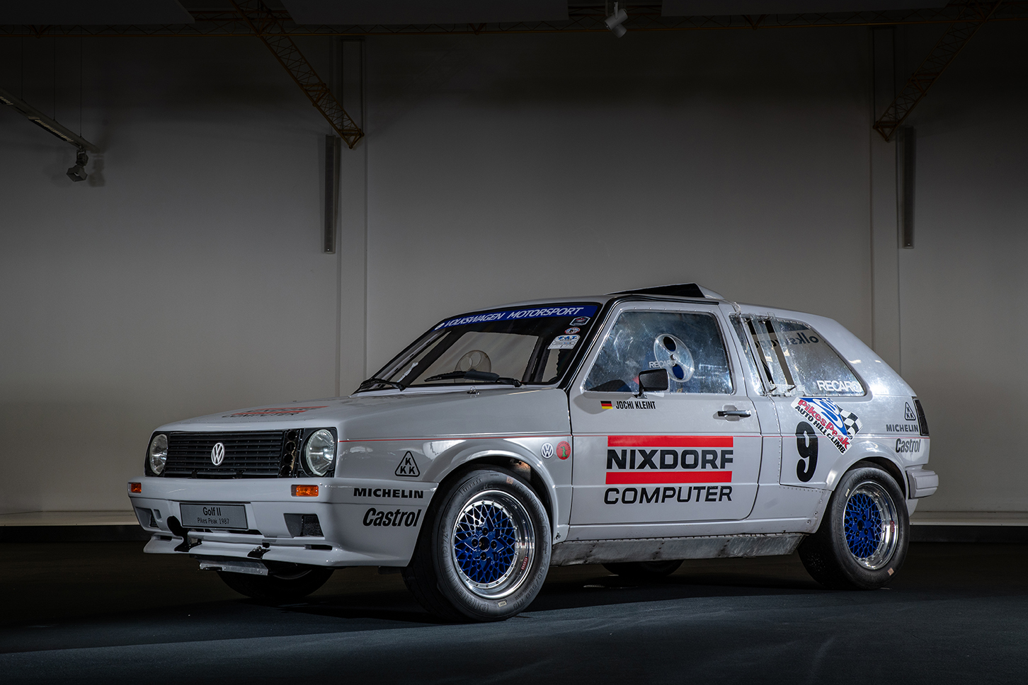 1987年のパイクスピークに出走した競技車両もゴルフⅡのイメージ