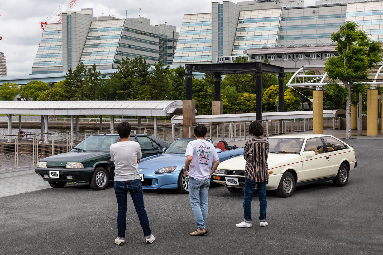「YOKOHAMA Car Session」を主催した3人と、それぞれの愛車