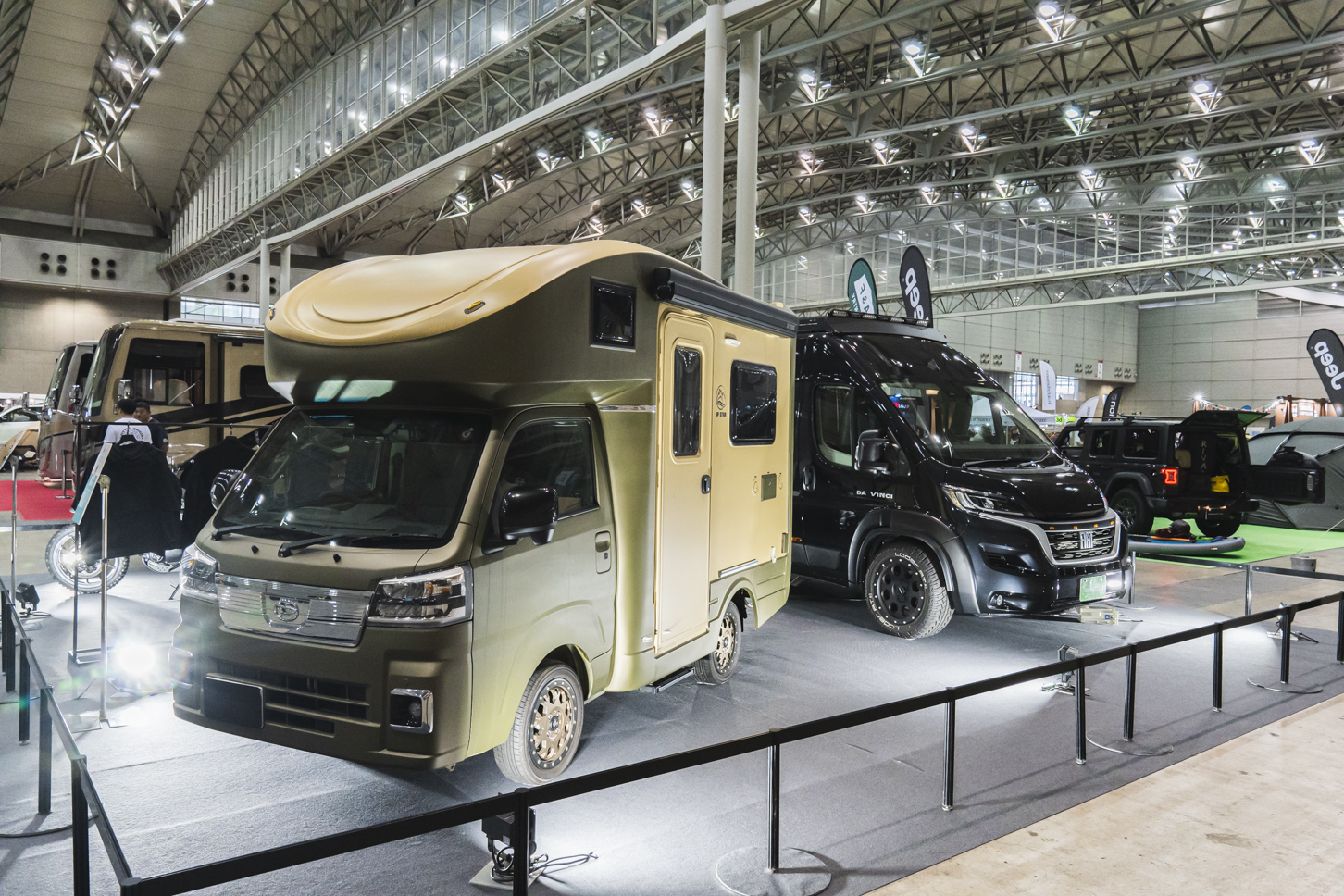 NEWS小山慶一郎氏の愛車｜東京アウトドアショー2024｜「よゐこ」濱口優氏のYouTubeに登場するキャンピングカー「JP STARのHappy1+」