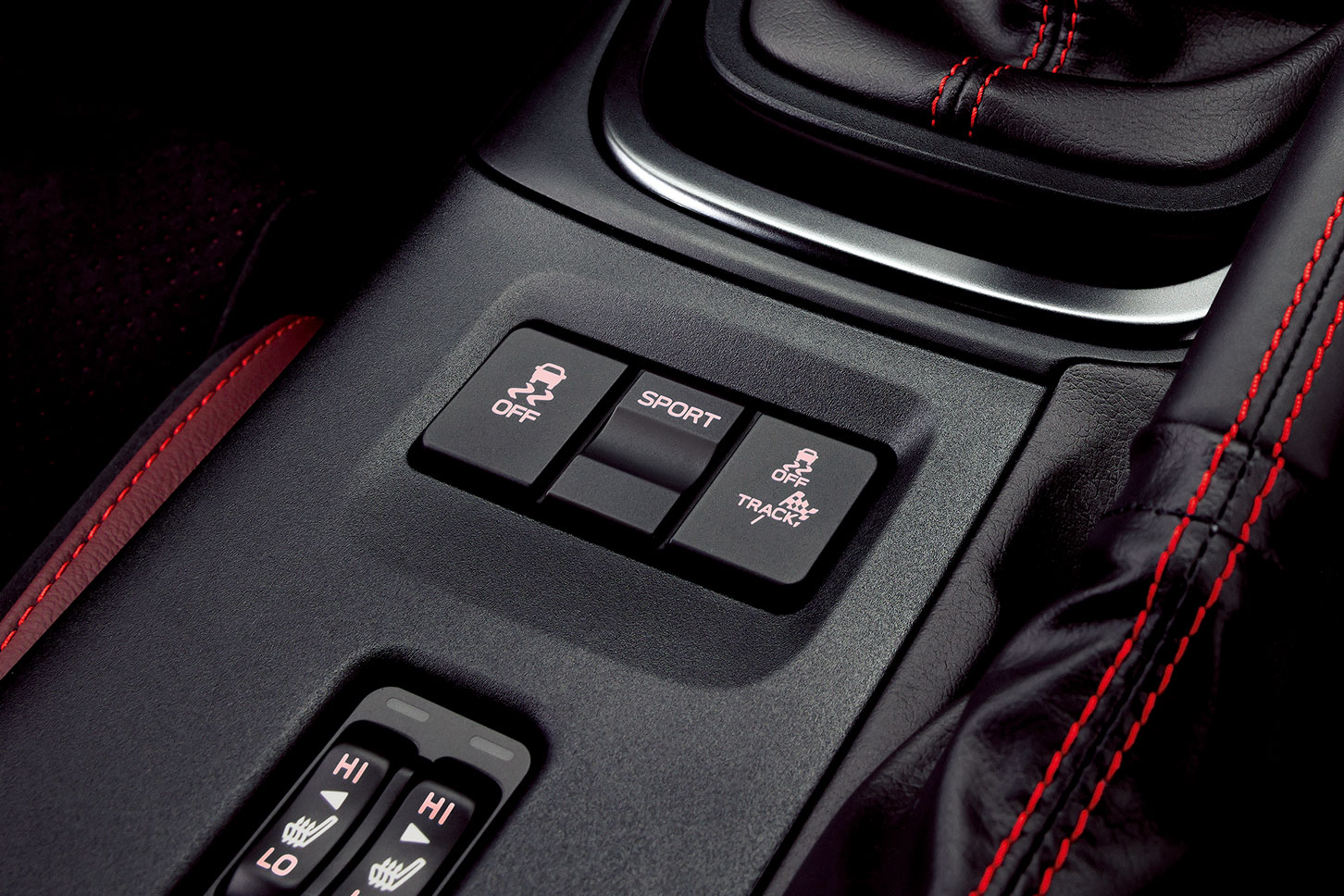 改良版「スバルBRZ」MT車専用の「SPORTモード」スイッチ