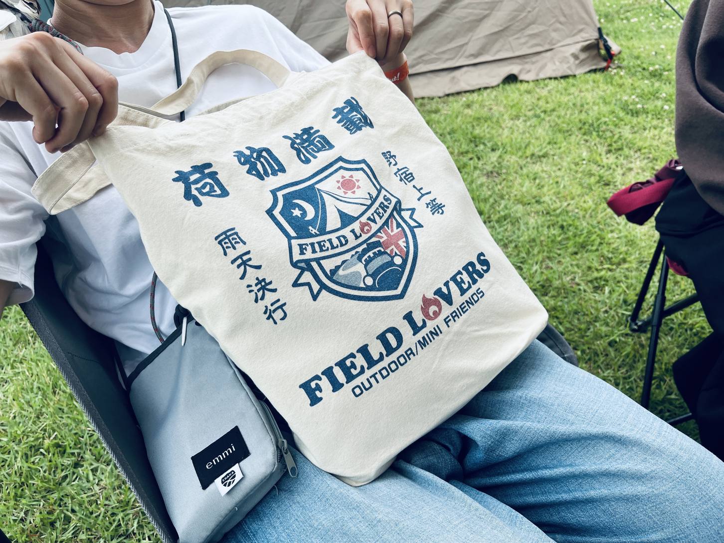 ミニ乗り仲間「FIELD LOVERS」オリジナルのトートバッグ